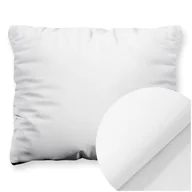 Poszewki na poduszki - Poszewka Bawełna 50 x 60 Jednolita Ola Biel Biała - miniaturka - grafika 1