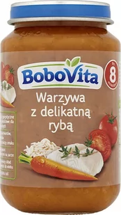 Bobovita BOBOVITA OBIADEK WARZYWA Z DELIKATNĽ RYBĽ PO 9 MIESIĽCU 190 G 16089047 - Dania dla dzieci - miniaturka - grafika 1