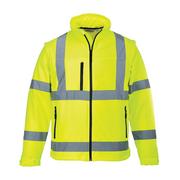 Akcesoria do elektronarzędzi - Portwest portwest s428 Hi-VIS kurtka softshell, small, żółty S428YERS - miniaturka - grafika 1