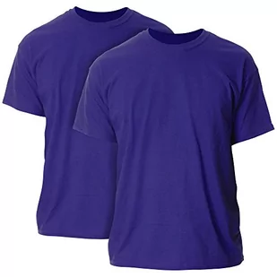 Gildan Bawełniany T-shirt męski (2 sztuki), Fioletowy, M - Koszulki męskie - miniaturka - grafika 1