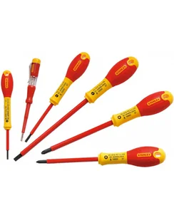 Stanley Zestaw wkrętaków FatMax dla elektryków - 6 sztuk Pł-Pz 0-65-443 - Śrubokręty - miniaturka - grafika 2