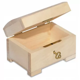Creative Deco drewniane pudełko szkatułka na klucz, 10,6 x 7,5 x 7,5 cm - Dekoratorstwo - miniaturka - grafika 1