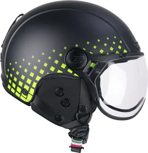 Zatwierdzony narciarski kask rowerowy CGM 801S EBI TONE Black Matt Fluo Yellow rozmiar XS - Kaski narciarskie - miniaturka - grafika 1