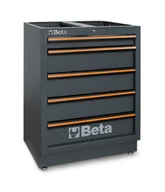 Stoły warsztatowe - Moduł stały z 5 szufladami 4500/C45PRO/M5 Beta - miniaturka - grafika 1