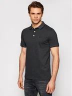 Koszulki męskie - Jack&Jones Polo Paulos 12136668 Czarny Slim Fit - miniaturka - grafika 1