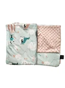 Koce i narzuty dla dzieci - copy of LA MILLOU LEKKI KOCYK MINKY - M - MISS CLOUDY - SMOKE ROSE - miniaturka - grafika 1