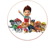 Ciasta i półprodukty do ciast - Dekoracyjny opłatek tortowy Psi Patrol - 20 cm - miniaturka - grafika 1
