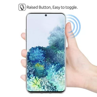 Crong Crystal Slim Cover - Etui Samsung Galaxy S20+ (przezroczysty) - Etui i futerały do telefonów - miniaturka - grafika 4