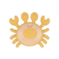 Gryzaki dla dzieci - CANPOL BABIES Gryzak drewniano-silikonowy Krab, 1szt. - >>> DARMOWA od 99zł <<<- - miniaturka - grafika 1