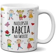 Gadżety dla niej i dla niego - Kubek z nadrukiem - Najlepsza Babcia na świecie - miniaturka - grafika 1