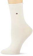 Skarpetki damskie - Tommy Hilfiger Damskie skarpety TH Women 98% Cotton 1P, białe (Whisper White 167), 39/42 (rozmiar producenta: 39-42), Weiß (Whisper White 167), 39-42 EU - miniaturka - grafika 1