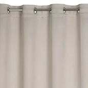 Zasłony - Euro Firany Zasłona Zaciemniająca Carlo 140 x 250 Przel Beżowy 1218102 - miniaturka - grafika 1