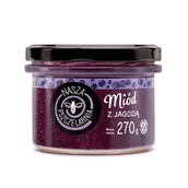 Miód - Miód z jagodą Nasza Pszczelarnia 270g - miniaturka - grafika 1