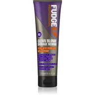 Szampony do włosów - Fudge Clean Blonde Damage Rewind Violet Toning szampon 250 ml, Erases Yellow tones, Sulfate free, Paraben free, 2018 New Packaging - miniaturka - grafika 1