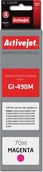 Tusze zamienniki - Tusz Activejet Activejet Tusz Activejet AC-G490M zamiennik Canon GI-490M; Supreme; 70 ml; czerwony - miniaturka - grafika 1