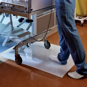 Akcesoria BHP - B2B Partner Jednorazowa mata dekontaminacyjna 60x90 cm, 30 szt., biały SM90603020W - miniaturka - grafika 1