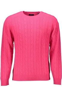RÓŻOWY SWETER MĘSKI GANT - Swetry męskie - miniaturka - grafika 1