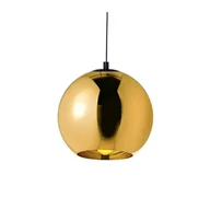 Lampy sufitowe - Lampa wisząca BOLLA UP GOLD 30 złota - szkło metalizowane XCP3342-30.GOLD - miniaturka - grafika 1