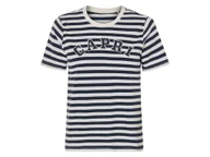 Koszulki i topy damskie - esmara® T-shirt damski z bawełny (Paski/granatowy/biały, L(44/46)) - miniaturka - grafika 1