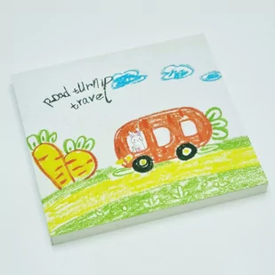 Szkicownik Z Motywem Dziecięcym Króliczek 92K. Auto - Podobrazia, bloki, papiery - miniaturka - grafika 1
