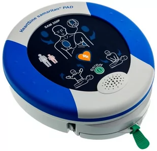 Heartsine Defibrylator AED Samaritan PAD 350 P + dwie baterie PAD-PAK dorosły - Sprzęt ratunkowy - miniaturka - grafika 1