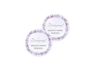 Wesele i ślub - Naklejki personalizowane dla gości weselnych - 50 szt. - miniaturka - grafika 1