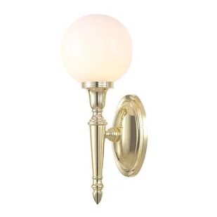 Elstead Lighting Bathroom Dryden4 Polished Brass BATH/DRYDEN4 PB Elstead kinkiet łazienkowy IP44 stylowy BATH/DRYDEN4 PB) - Lampy ścienne - miniaturka - grafika 1