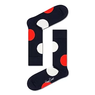 Skarpetki męskie - Happy Socks Skarpety Jumbo Dot, NIEBIESKI, Medium-Large - grafika 1