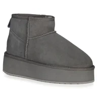 Botki damskie - EMU Australia botki damskie Stinger Micro Flatform Charcoal-41 - miniaturka - grafika 1