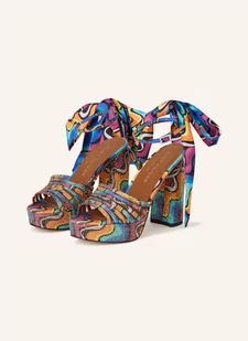 Kurt Geiger Sandały Na Platformie Pierra Z Ozdobnymi Kamykami pink - Sandały damskie - miniaturka - grafika 1