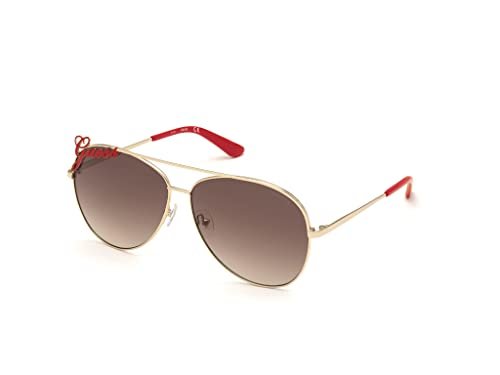 Guess 0, damskie okulary przeciwsłoneczne, złoto, 60
