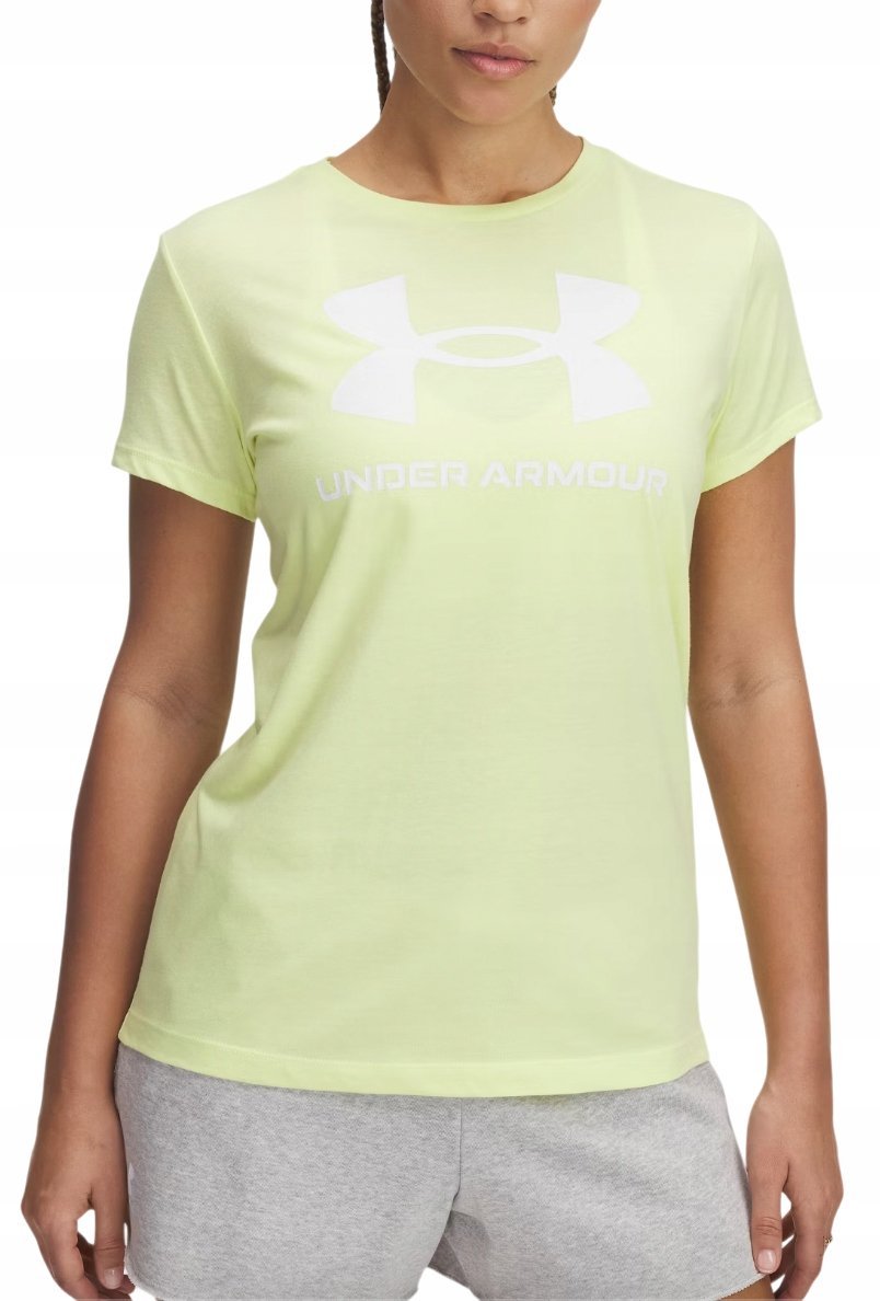 KOSZULKA DAMSKA T-SHIRT DAMSKI SPORTOWY UNDER ARMOUR Graphic Rival Logo XXL