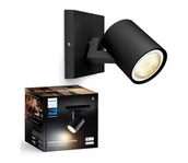 Lampy ścienne - Philips - LED Ściemnialne oświetlenie punktowe RUNNER 1xGU10/4,2W/230V czarne - miniaturka - grafika 1