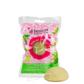Akcesoria do oczyszczania twarzy - Konjac COSMONDIAL Benecos naturalna gąbka Zielona Herbata - miniaturka - grafika 1