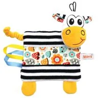 Zabawki sensoryczne - Hencz Toys Moms Care Zebra szmatka zabawka niemowlęca - miniaturka - grafika 1
