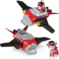 Figurki dla dzieci - Zestaw Psi Patrol Jet Rescue odrzutowiec + figurka Marshall światło/dźwięk - miniaturka - grafika 1