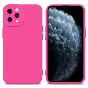 Pokrowiec Etui Do Apple iPhone 11 PRO w FLUID HOTPINK TPU Silikonowe Obudowa Ochronny Case Cover Cadorabo - Etui i futerały do telefonów - miniaturka - grafika 1