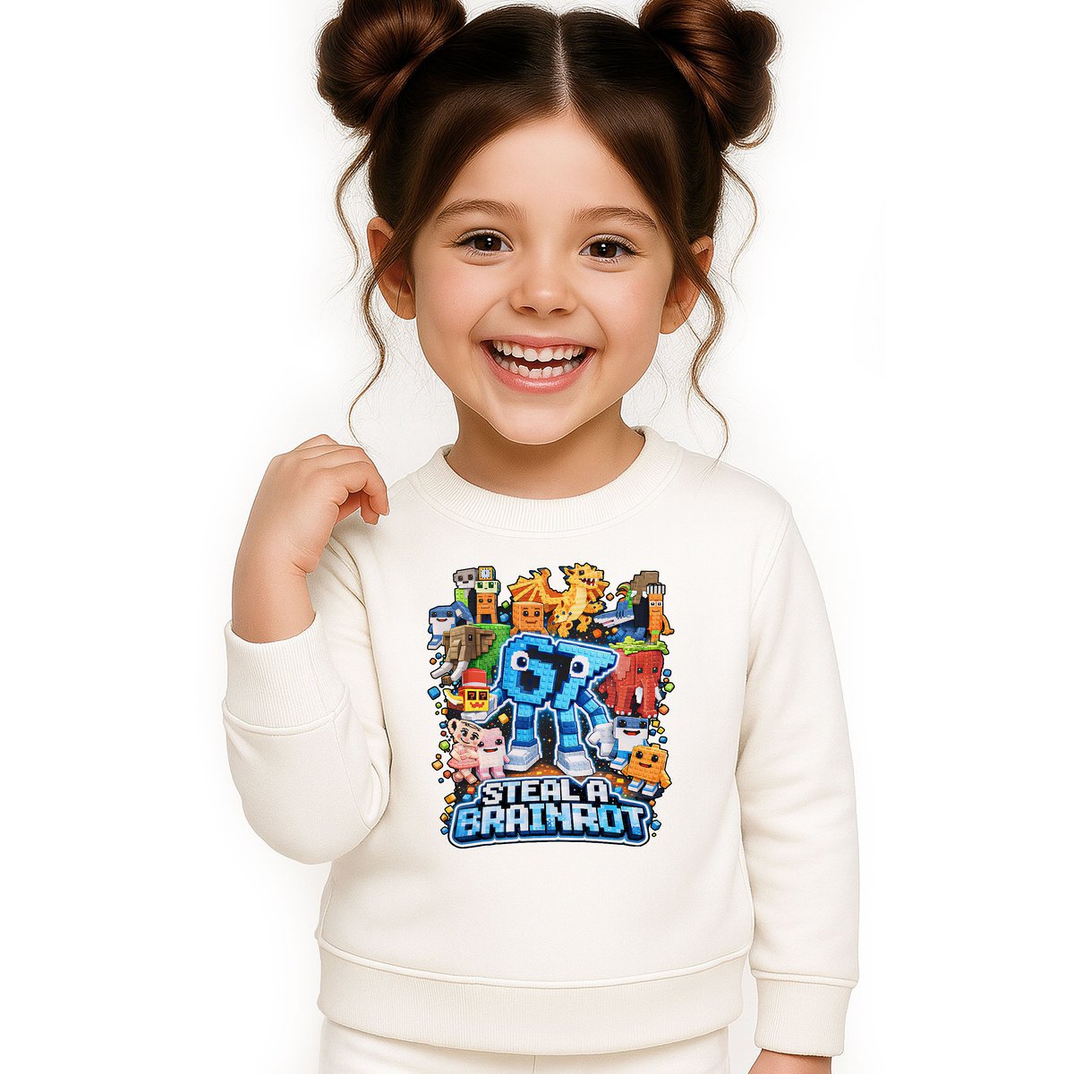 BLUZA DZIECIĘCA 67 SIX SEVEN VIRAL BRAINROT 122-128 DLA CHŁOPCA DZIEWCZYNKI