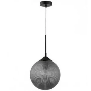 Luces Exclusivas LAMPA wisząca ARJONA LE41877 Luces Exclusivas modernistyczna OPRAWA szklany zwis przydymiony czarny - Lampy sufitowe - miniaturka - grafika 1