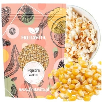 Popcorn do prażenia 1000 g ziarno kukurydzy 1 kg Frutavita