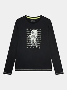 Guess Bluzka L3BI25 I3Z14 Czarny Regular Fit - Bluzki damskie - miniaturka - grafika 1