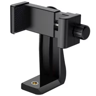 Selfie stick - Uchwyt adapter na telefon do statywu selfie stick 1/4 Obrotowy 360 uniwersalny Alogy czarny - miniaturka - grafika 1