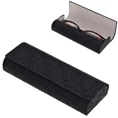 Akcesoria do okularów - Etui okularowe na magnes ET-124 Czarne mieniące - miniaturka - grafika 1