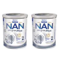 Mleko modyfikowane - Zestaw Nestle NAN Optipro Plus 2 HMO, mleko następne dla niemowląt powyżej 6 miesiąca, 2 x 800 g - miniaturka - grafika 1