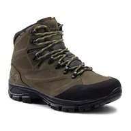 Buty trekkingowe męskie - Jack Wolfskin Rebellion Texapore Mid Shoes Men, brązowy UK 7,5 | EU 41 2022 Trapery turystyczne 4051171-4287-075 - miniaturka - grafika 1