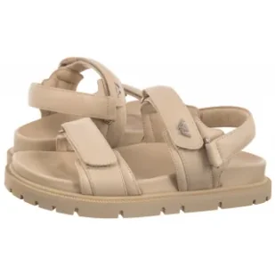 Sandały Beżowe 76167-54 (WO281-b) Wojas - Sandały damskie - miniaturka - grafika 1