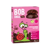 Przekąski dla dzieci - Bob Snail Ciastko Jabłko-Malina W Czekoladzie 60 G - miniaturka - grafika 1