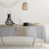 Obrusy i serwetki - Bieżnik 60x120 Plamoodporny Viva Szary - miniaturka - grafika 1