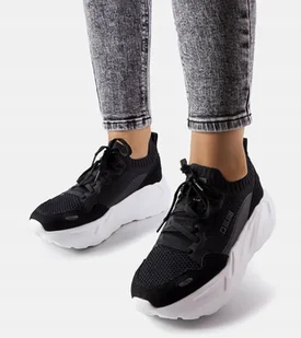 Sneakersy damskie czarne Big Star JJ274603 22679 rozmiar 38 - Sneakersy damskie - miniaturka - grafika 1
