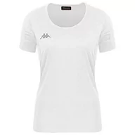 Koszulki i topy damskie - Kappa Kappa Damski T-shirt Fania Techniczny, biały, 6Y 304TP50_925_6Y - miniaturka - grafika 1
